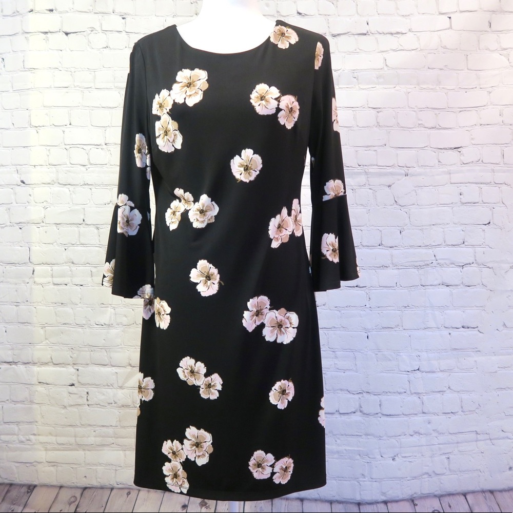 Tommy Hilfiger Black Floral Dress